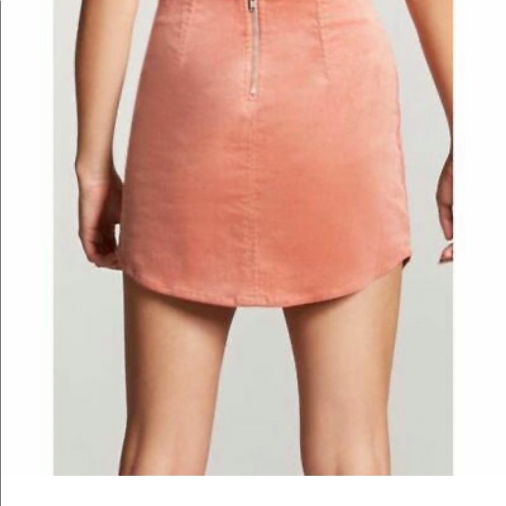 Corduroy Lace-Up Mini Skirt | Burnt Orange | Small - Picture 6 of 10